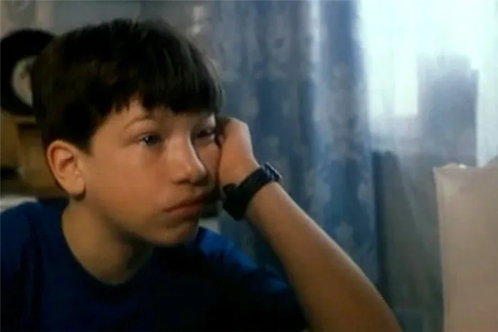 Павел Кассинский в детстве (кадр из фильма 