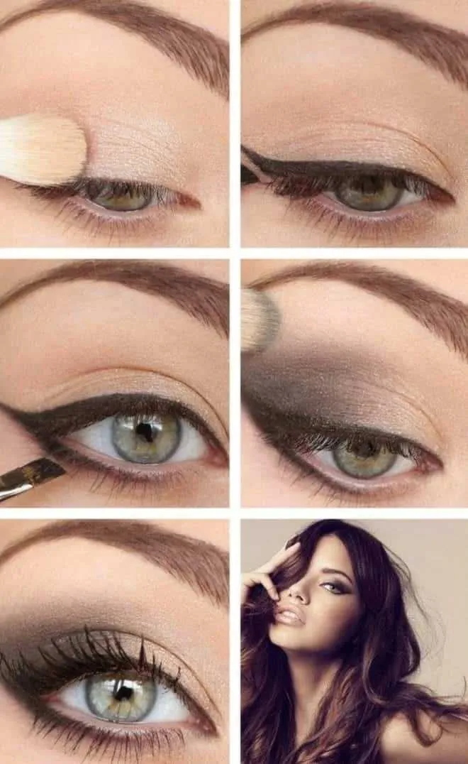 5 простых техник как увеличить глаза с помощью макияжа, пошагово, фото инструкция. Как вытянуть глаза с помощью макияжа 30