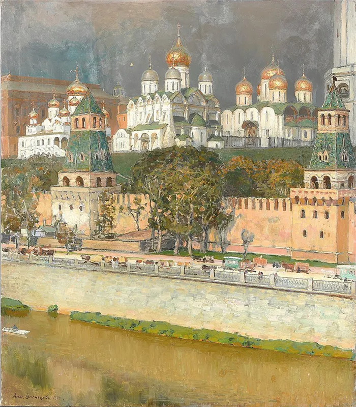 Аполинарий Васнецов. Московский Кремль. Кафедральный собор, 1894 год.