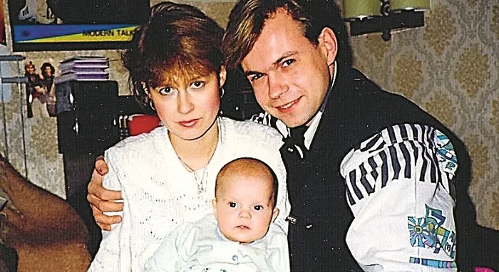 Владимир Левкин с бывшей женой Мариной и дочерью