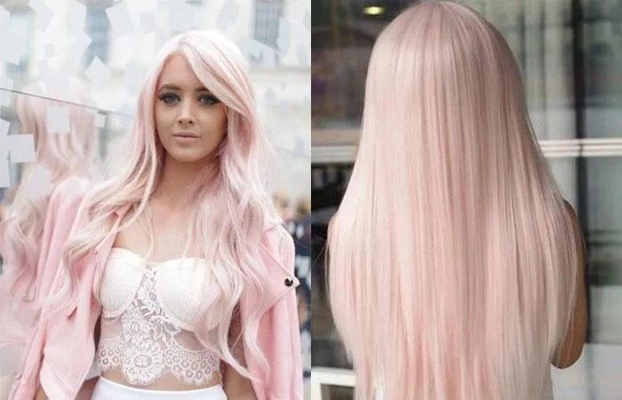 Розовый цвет волос: фото лучших оттенков. Кто красит волосы в розовый цвет 10