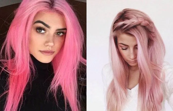 Розовый цвет волос: фото лучших оттенков. Кто красит волосы в розовый цвет 2