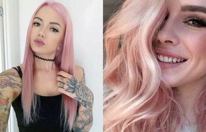 Розовый цвет волос: фото лучших оттенков. Кто красит волосы в розовый цвет 13