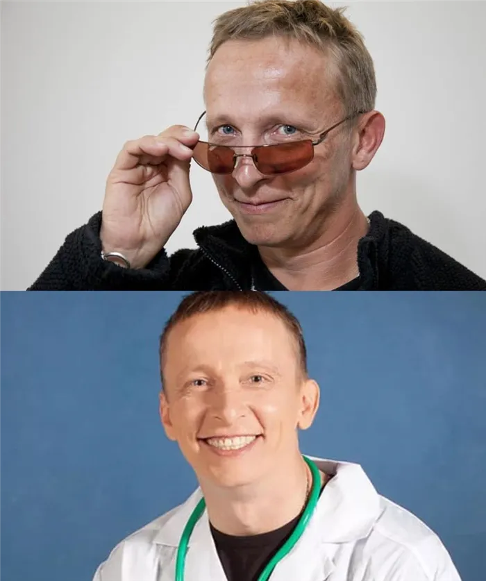 Иван Окроловинстин в солнцезащитных очках и с вечной улыбкой