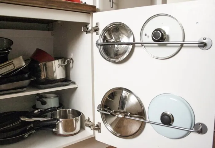 Если вы используете каждый сантиметр своей кухни функционально, крышки не займут много места.