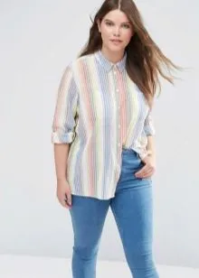 Женская рубашка в полоску: с чем носить. Как носить рубашку в полоску 68