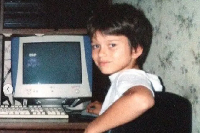 Андрей Ливанов в детстве.