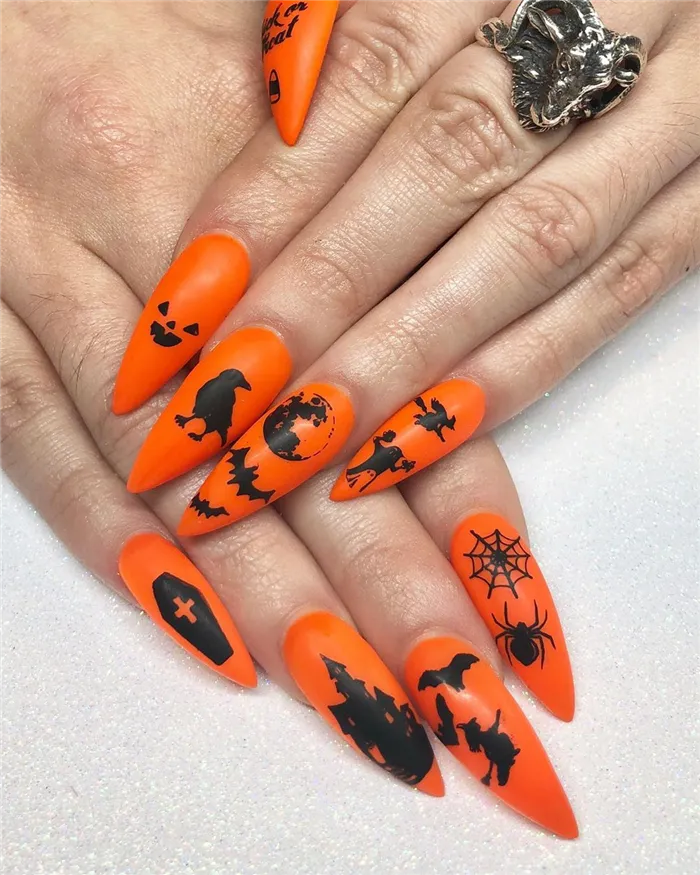 13 безумных дизайнов ногтей к Хэллоуину: ФОТО. Ногти как у ведьмы 14