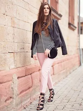 С чем носить розовые брюки – лучшие сочетания. Что одеть под розовые брюки 6
