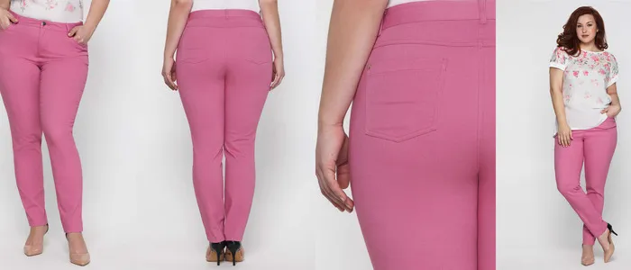 грязно-розовые брюки
