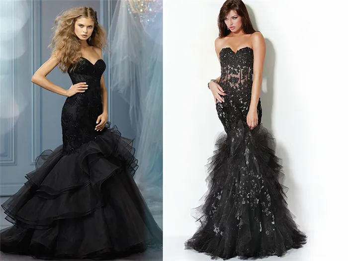 Черное свадебное платье — таинственный образ или плохая примета. Черная невеста что это 2