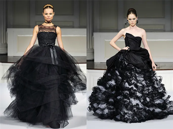 Черное свадебное платье — таинственный образ или плохая примета. Черная невеста что это 7