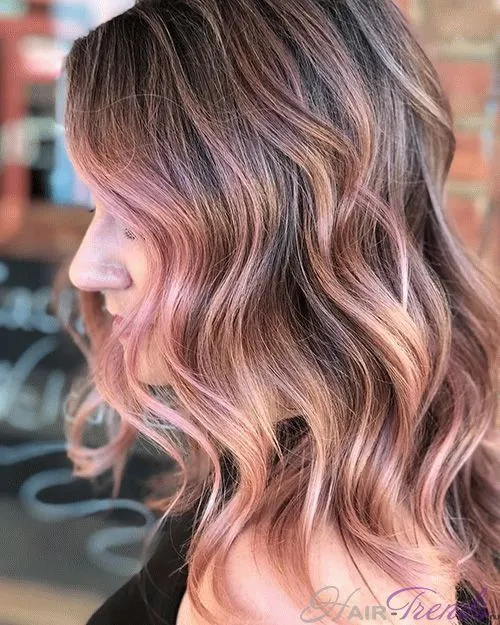 Цвет волос золотисто-розовый: как добиться, техника окрашивания, советы и рекомендации, фото. Как получить цвет розовое золото 22