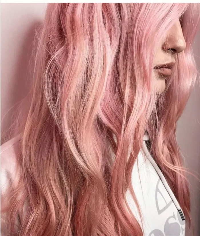 Цвет волос золотисто-розовый: как добиться, техника окрашивания, советы и рекомендации, фото. Как получить цвет розовое золото 27