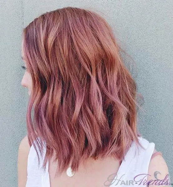 Цвет волос золотисто-розовый: как добиться, техника окрашивания, советы и рекомендации, фото. Как получить цвет розовое золото 18