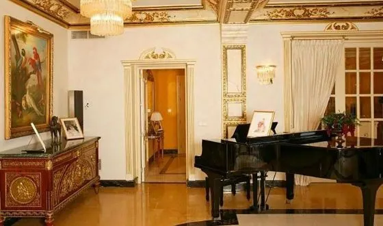 В доме певца есть рояль.