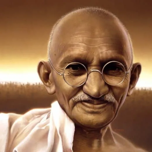Махатма Ганди.