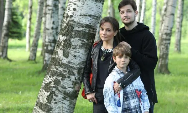 Татьяна Буранова с сыновьями.