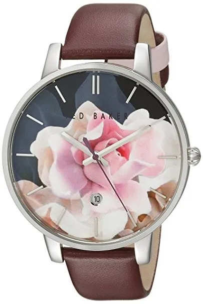 Женские наручные часы с цветочным узором