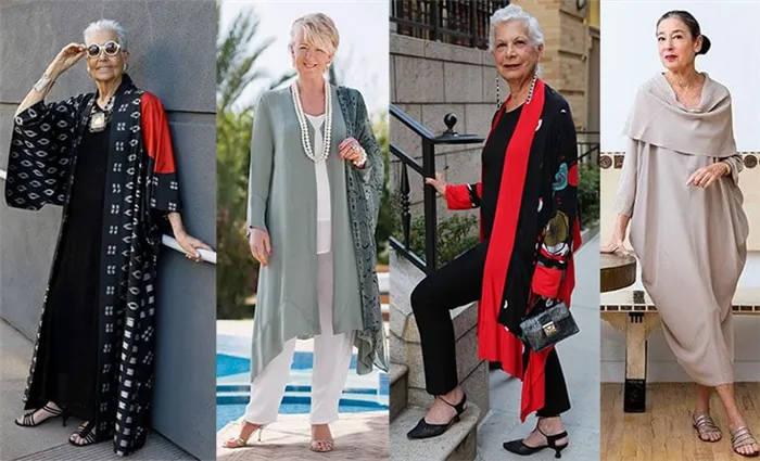 Как стильно одеваться женщинам в возрасте 60 лет и старше.