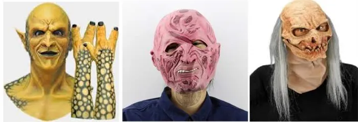Три настоящие карнавальные маски