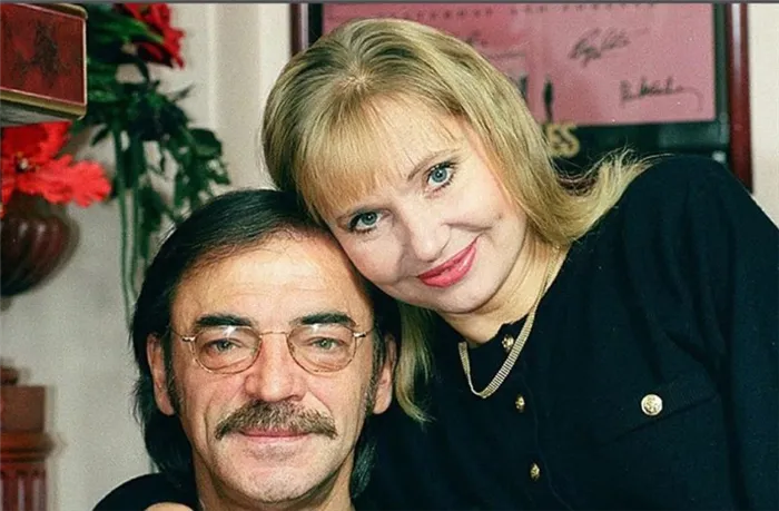 Михаил Боярский и его жена Лариса Луппиан