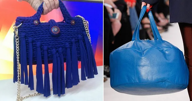 Синие сумки - какие бывают и с чем носить?