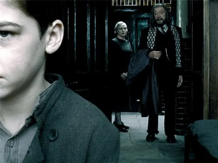 Том Лэйдл в школе чародейства и волшебства Хогвартс.