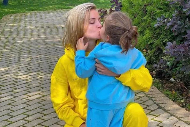Полина Гагарина и ее дочь