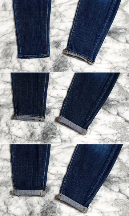 Алгоритм создания для превращения узких рукавов в узкие джинсы.