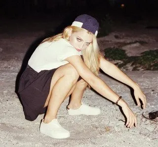 Катя Кищук в подростковом возрасте.
