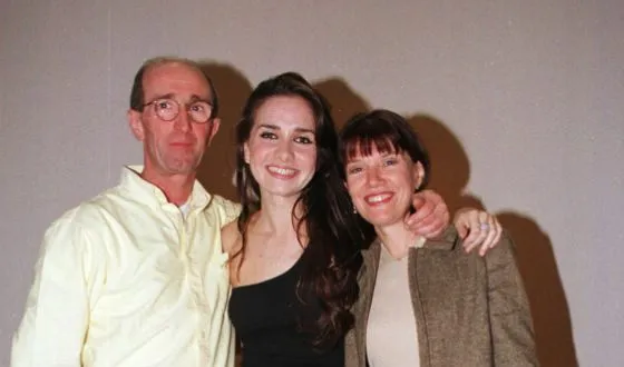 Наталья Орейро с родителями