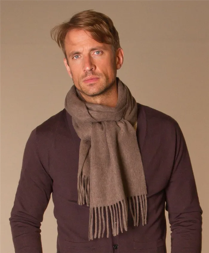 Кашемировый мужской шарф