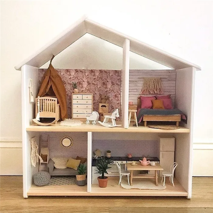 Пластиковые кукольные домики для Барби. Особенности, варианты, комплектации. Как выглядит дом барби? 14