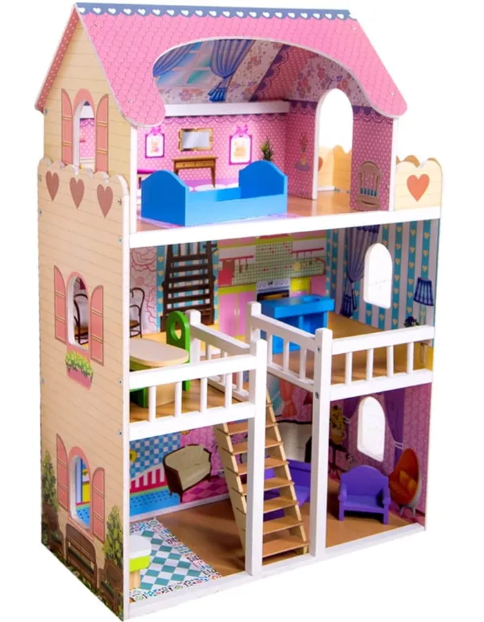 Пластиковые кукольные домики для Барби. Особенности, варианты, комплектации. Как выглядит дом барби? 2