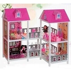 Пластиковые кукольные домики для Барби. Особенности, варианты, комплектации.