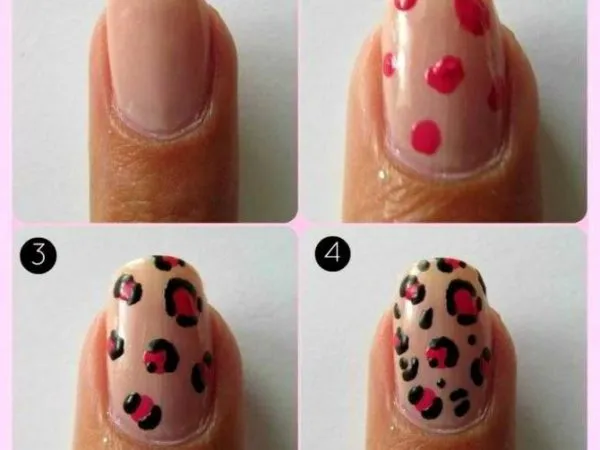 Современный дизайн леопардового маникюра. Как рисовать леопард на ногтях? 12