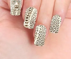 Современный дизайн леопардового маникюра. Как рисовать леопард на ногтях? 21