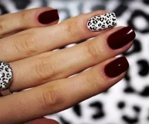 Современный дизайн леопардового маникюра. Как рисовать леопард на ногтях? 16