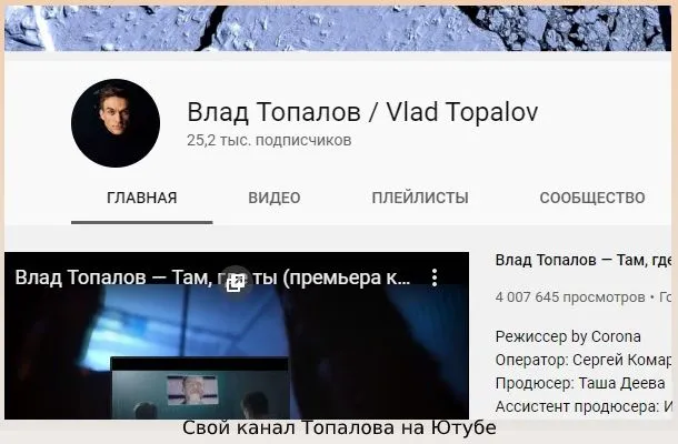 Ютуб канал Топалова