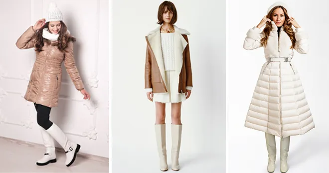 Белые сапоги – с чем носить и как создать стильный лук?