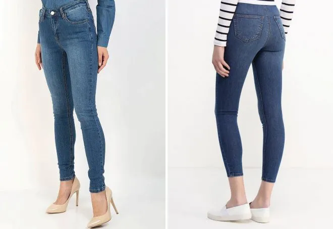 какой длины должны быть узкие джинсы