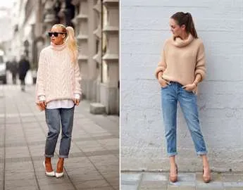 С чем носить свитер оверсайз: разбираем модные образы. Как носить свитер оверсайз? 2