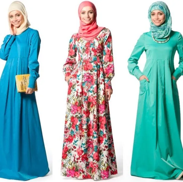 Макси платья для мусульманок