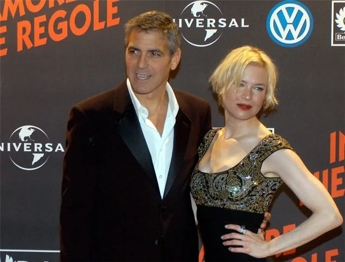 Клуни, Керри и еще шесть мужчин 50-летней Рене Зеллвегер