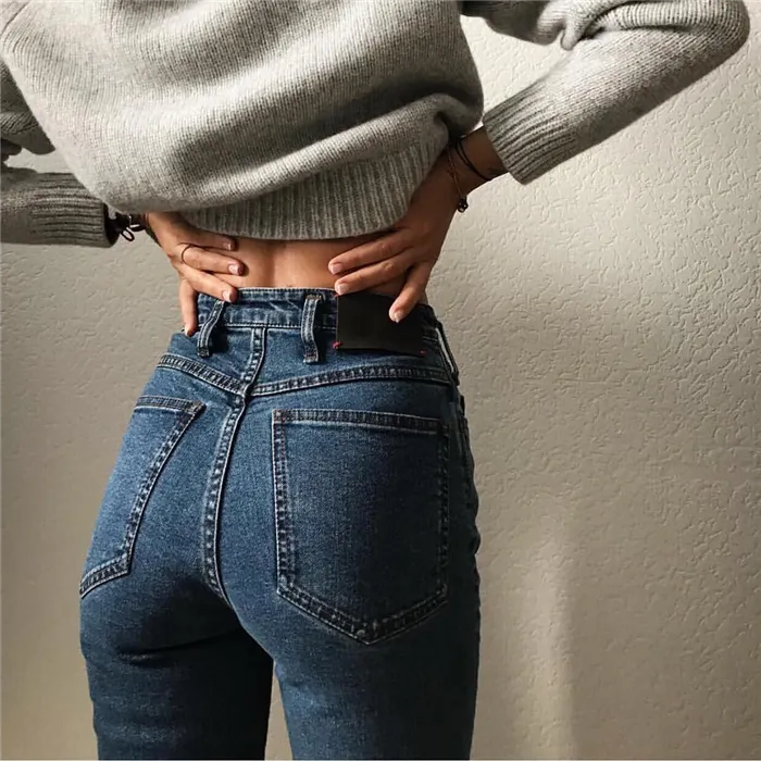 Расстояние между карманами джинсов