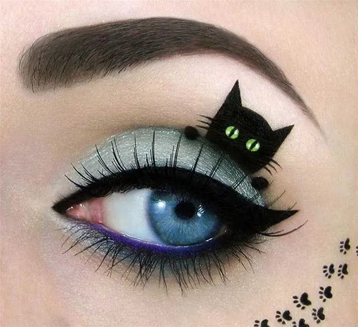 Макияж «Кошачий глаз». Как сделать глаза как у кошки? 4