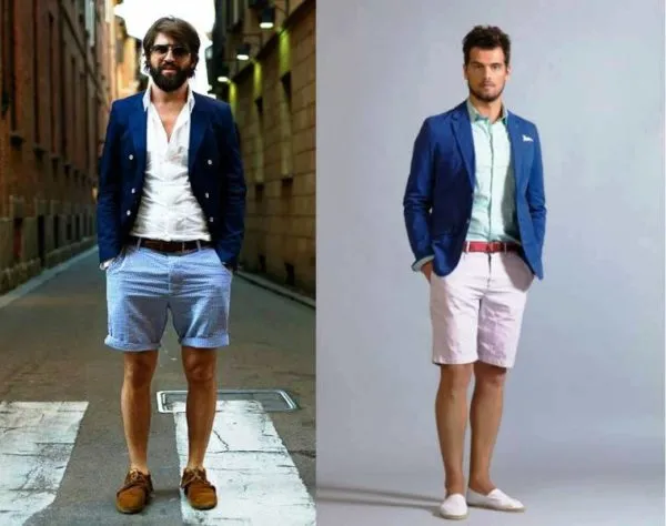 Современные джинсовые мужские шорты бывают самых разных фасонов, цветов и форм.