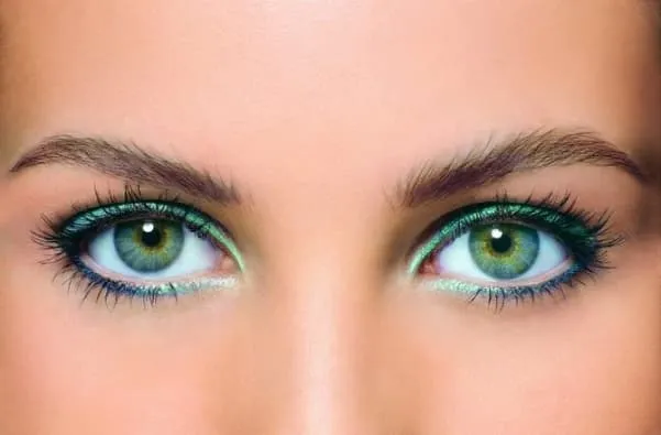 Тени для сине-зелёных глаз