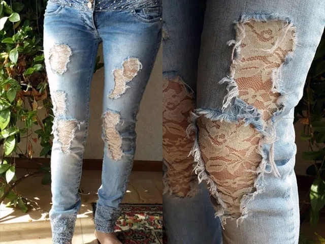 Заплатки не нужны: как сделать женские рваные джинсы. Как сделать рваные джинсы? 2